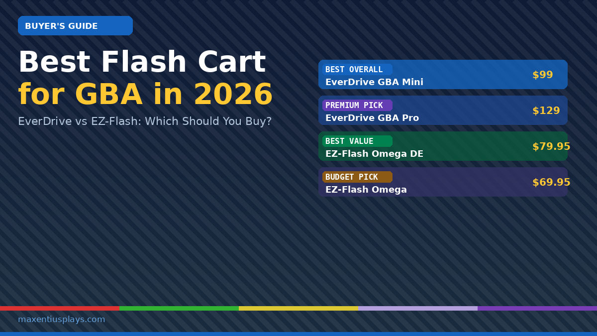 Best Flash Cart for GBA in 2026: EverDrive vs EZ-Flash