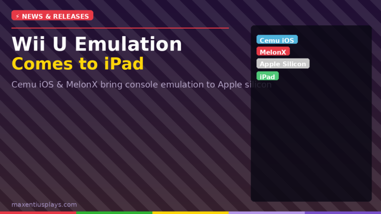 Wii Ios CEMU Hits iOS: Play Wii U Games on Your iPad Right Now - Maxentius Plays
