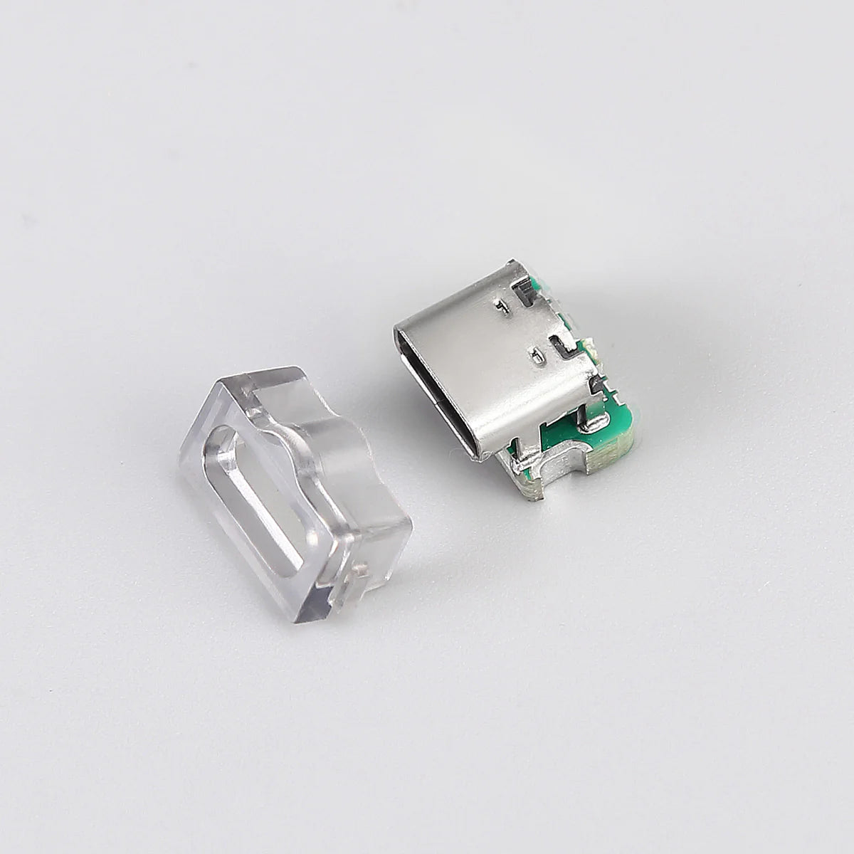 FunnyPlaying GBA SP USB-C Charging Mod with Audio PCB in clear black