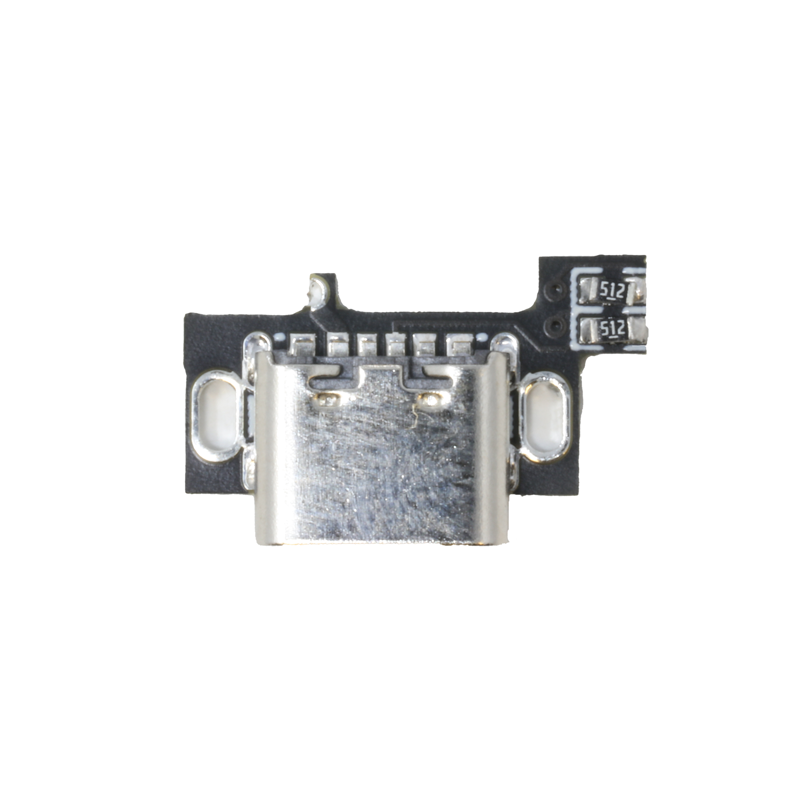 Robot_Retro GBA SP USB-C charging module PCB, front view